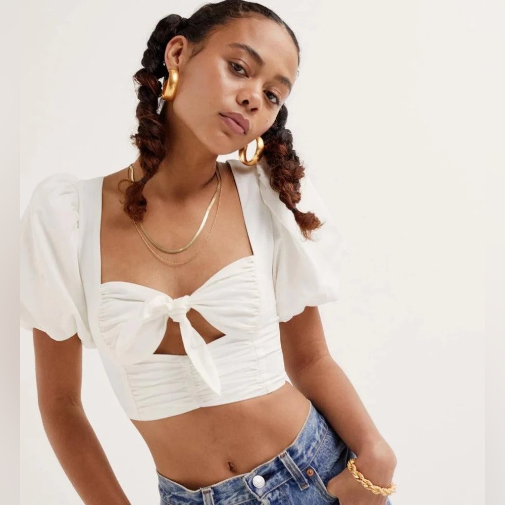 For Love and Lemons Jessie Crop Top - Size Extra Small